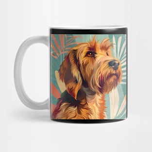 70s Otterhound Vibes: Pastel Pup Parade Mug